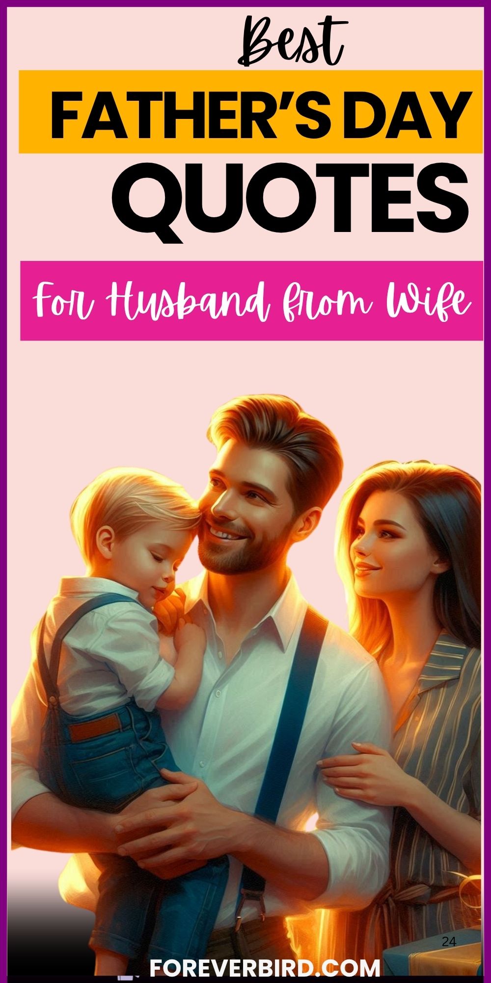 100 Best Father’s Day Quotes for Husband from Wife [Emotional ...